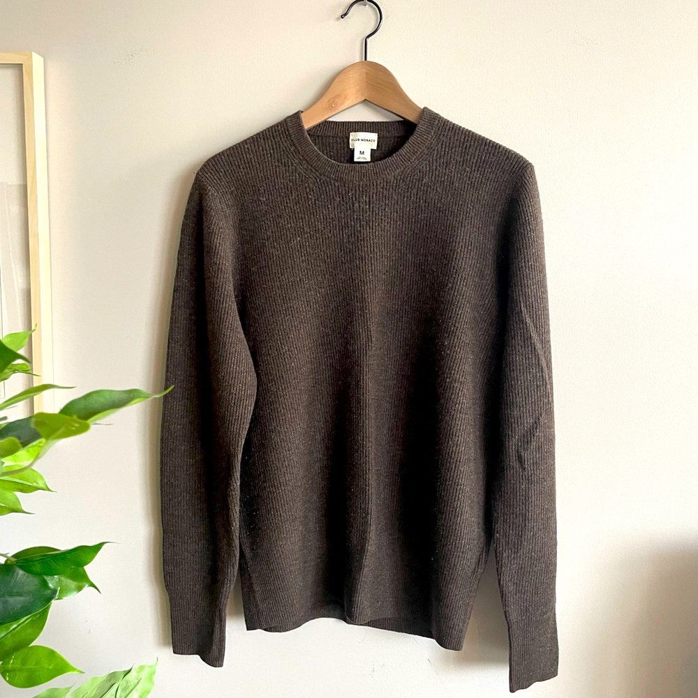 Club Monaco Men’s 100% wool sweater